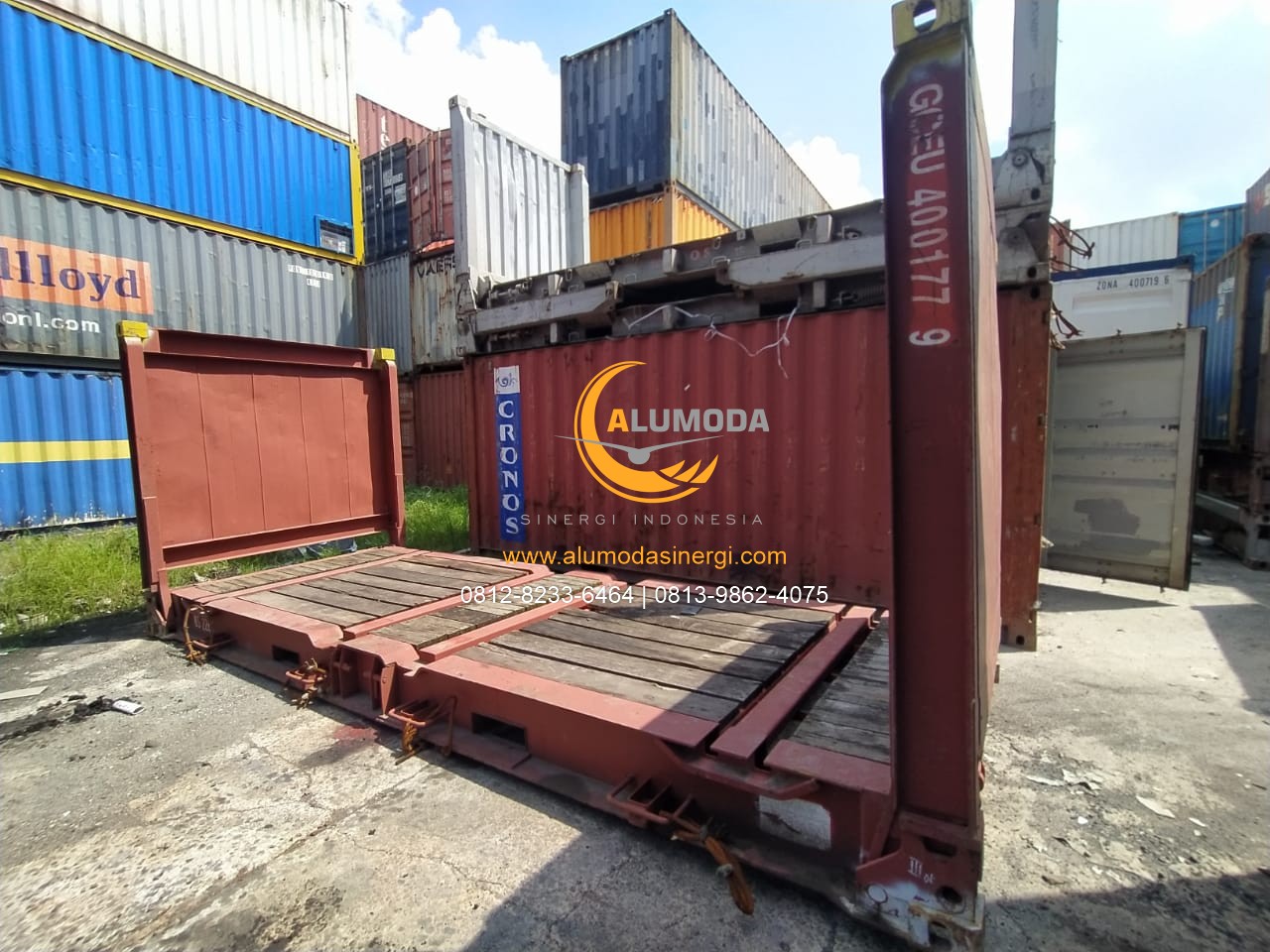 Container Flat Track 20 ft