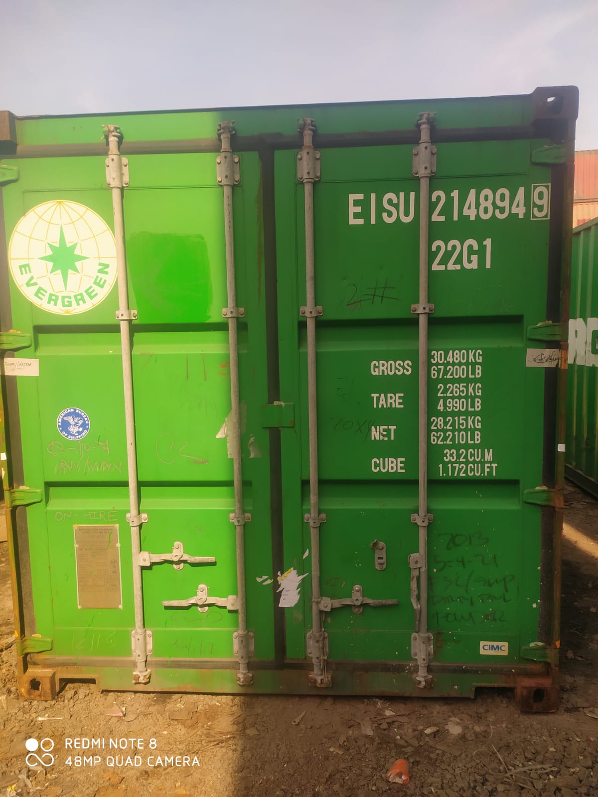 New Sale unit Container Evergreen