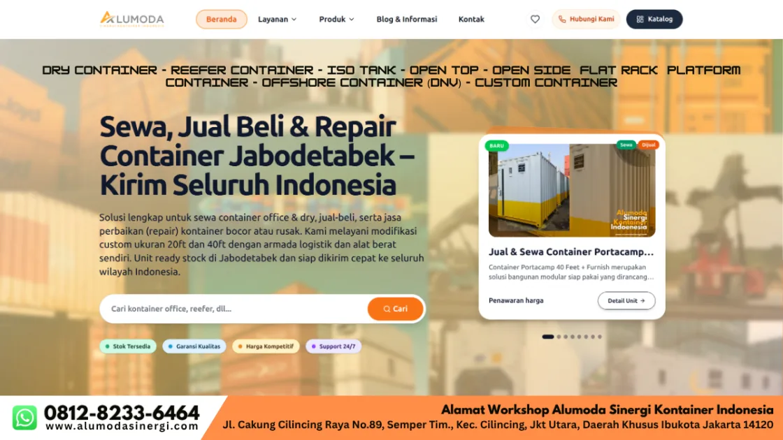Sewa Container 20 Feet Jakarta, Solusi Penyimpanan Praktis untuk Proyek dan Bisnis