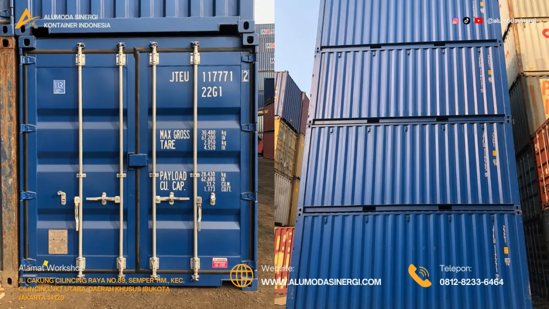 Ready Stock! Jual Kontainer 20ft Baru (New Condition) Sertifikasi CIMC – Siap Kirim