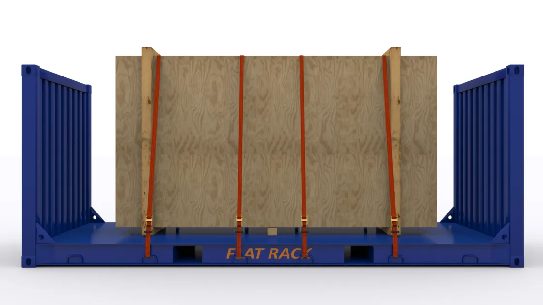 Flat Rack Container: Pengertian, Ukuran, Jenis, dan Cara Muat Kargo