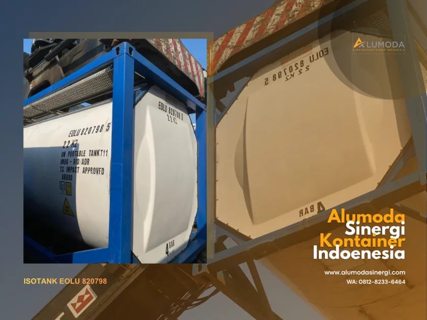ISOTANK EOLU 820798 Siap Pakai untuk Kebutuhan Industri