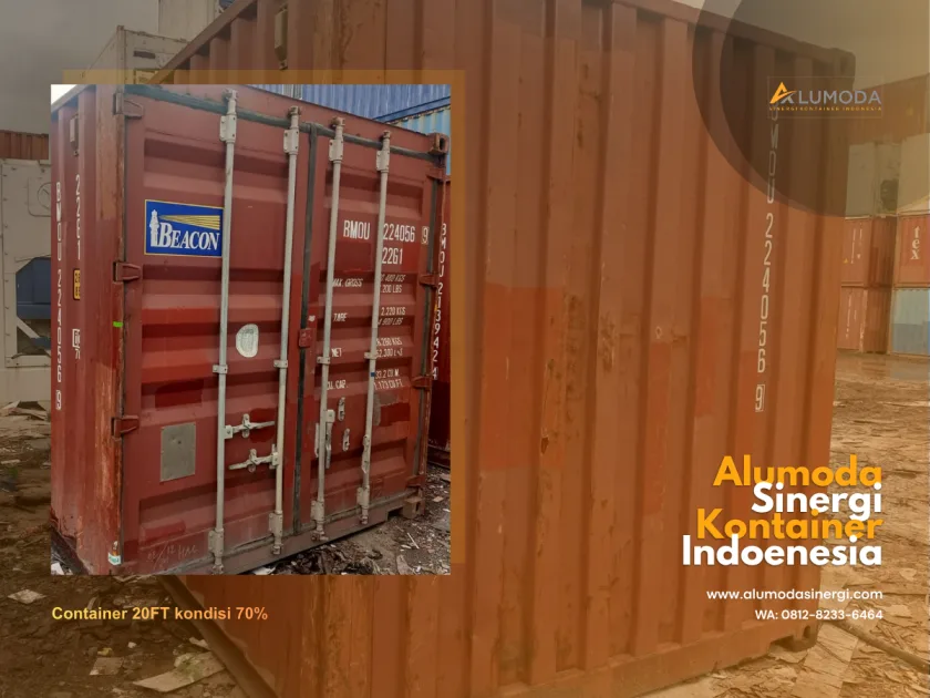 Container 20FT Bekas Kondisi 70%